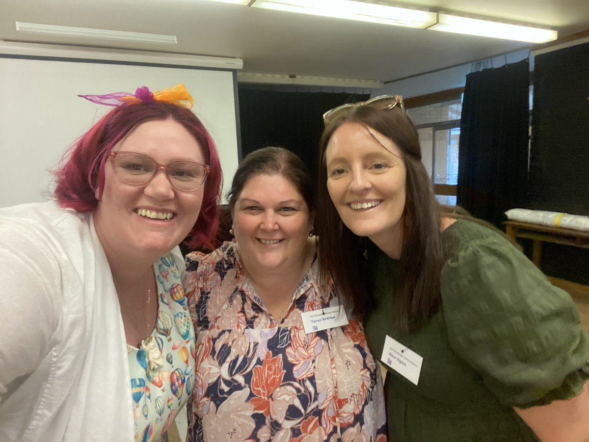 All set for #SBPRiverina tomorrow at Sturt Public School in Wagga Wagga! Phenomenal PL with Lyn Stone today, we’re ready and raring! - with @alice_vigors @BirthiselTarryn