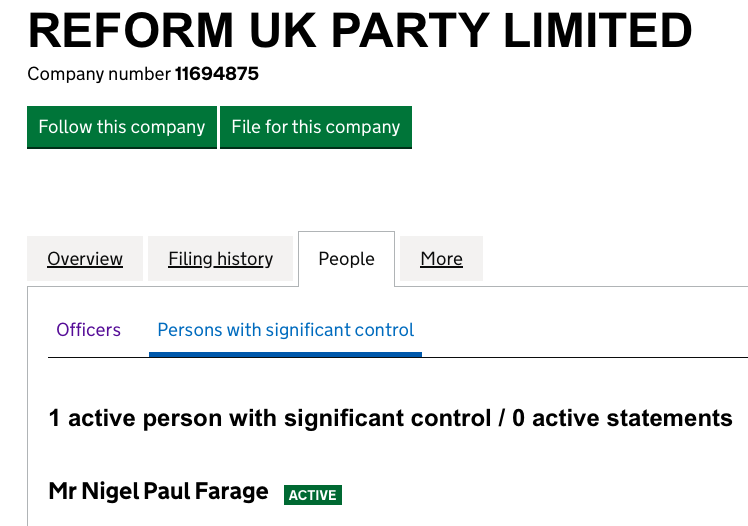 After Ofcom’s latest investigation into Nigel Farage and right-wing broadcaster GB News, Farage told GB News viewers that he'd held “no executive or fiduciary responsibility” for Reform for several years and was neither an activist nor candidate. This Nigel Farage?