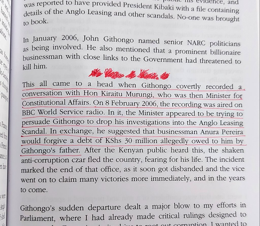 Francis Ole Kaparo has also decided to take advantage of his new book to drain the swamp. Someone call the fire brigade.