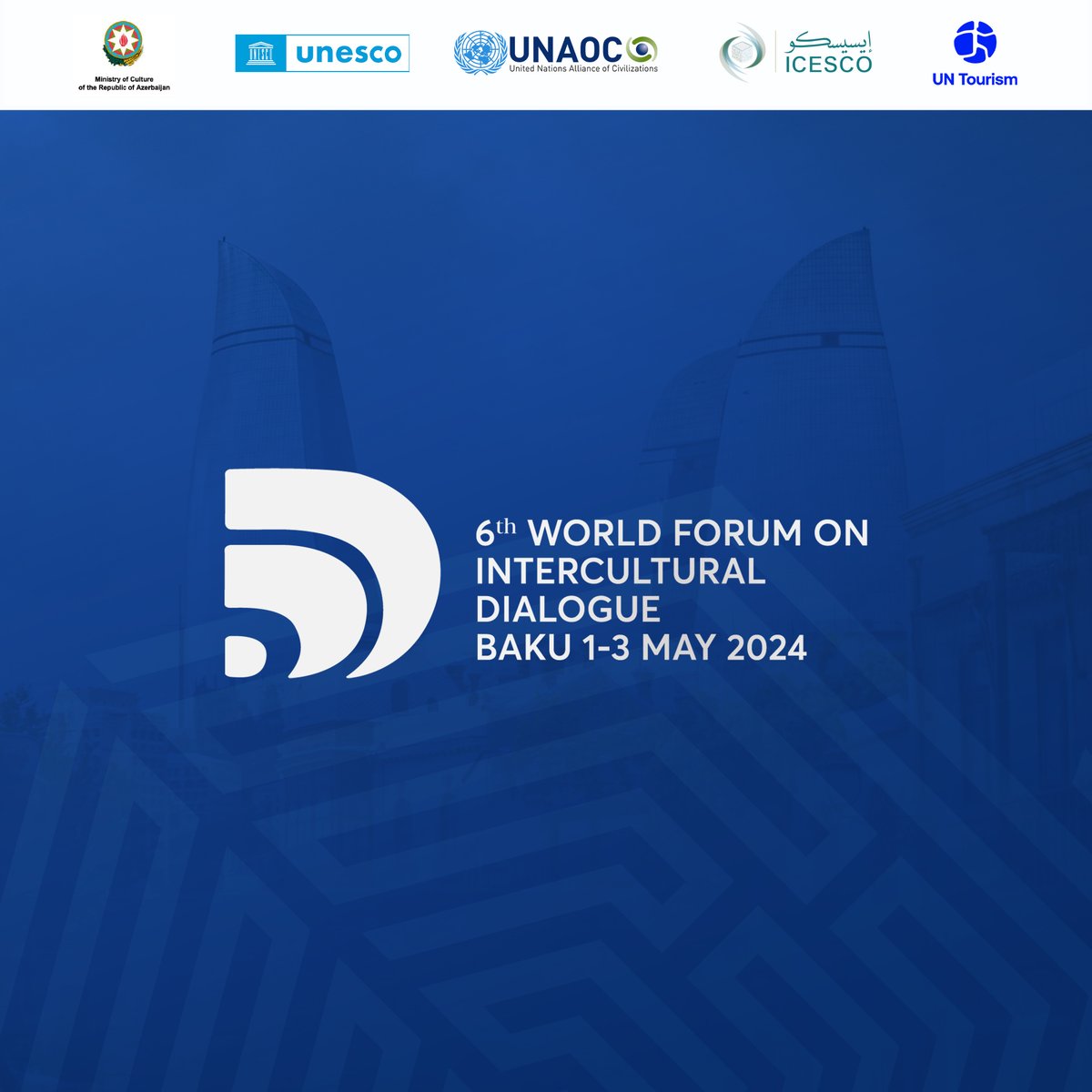 Ölkəmizdə VI Ümumdünya Mədəniyyətlərarası Dialoq Forumu keçiriləcək

Ətraflı: t.ly/P0Ck9

#Azerbaijan #WFID6 #BakuProcess2024 #PeaceThroughDialogue #Dialogue4PeaceandGlobalSecurity #DialogueForum #forum #multiculturalism