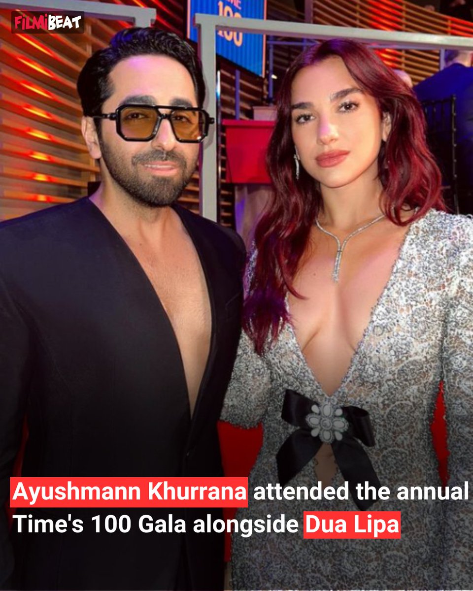 Ayushmann Khurrana shines at the Time 100 Gala alongside Dua Lipa, Dev Patel, Uma Thurman, and Kylie Minogue. ✨🌟
Read more at: filmibeat.com
#Dualipa #TIME100Gala  #AyushmannKhurrana  #Bollywood