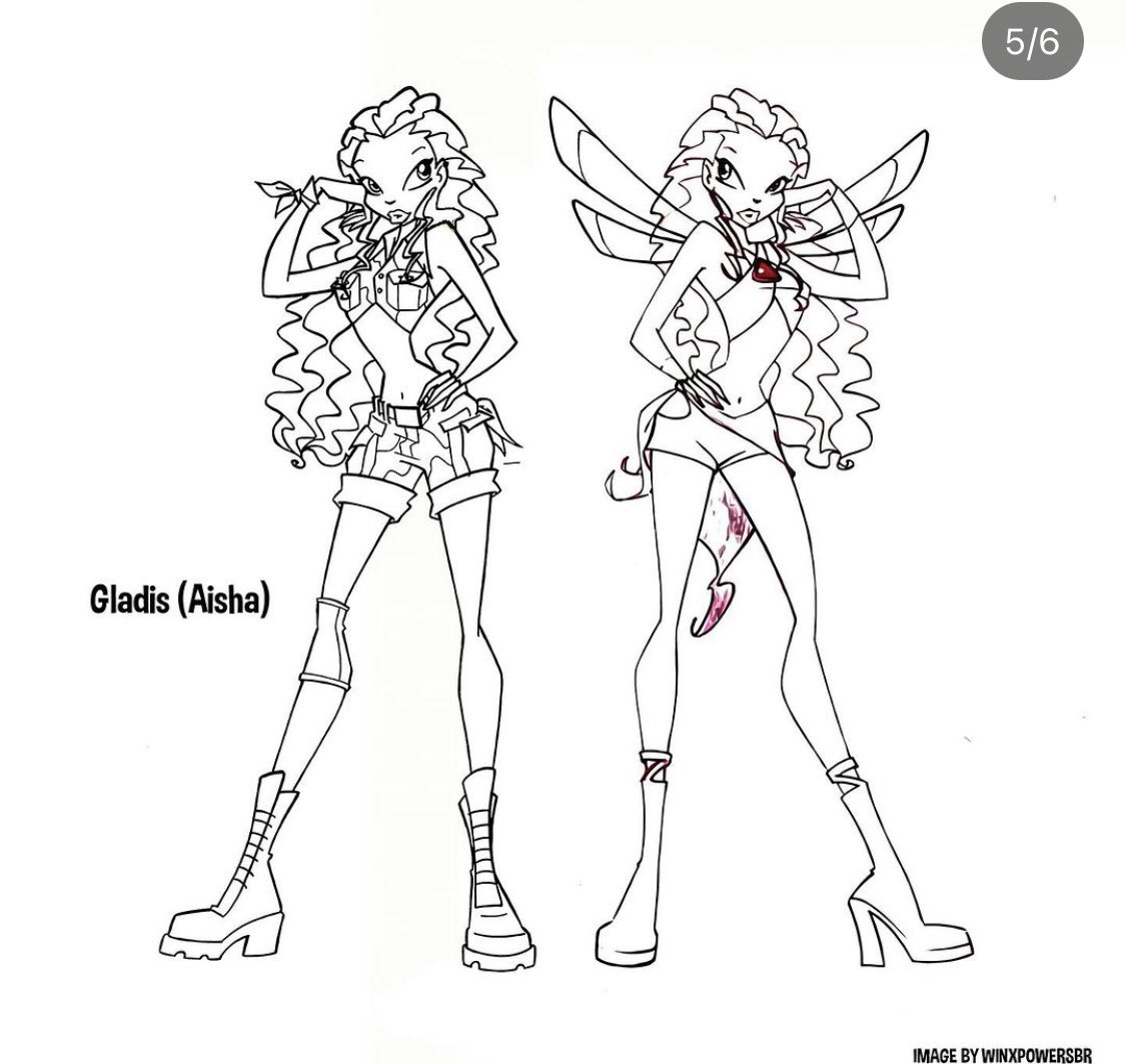 magic bllom and gladis concept #winx #winxclub #винкс #клубвинкс