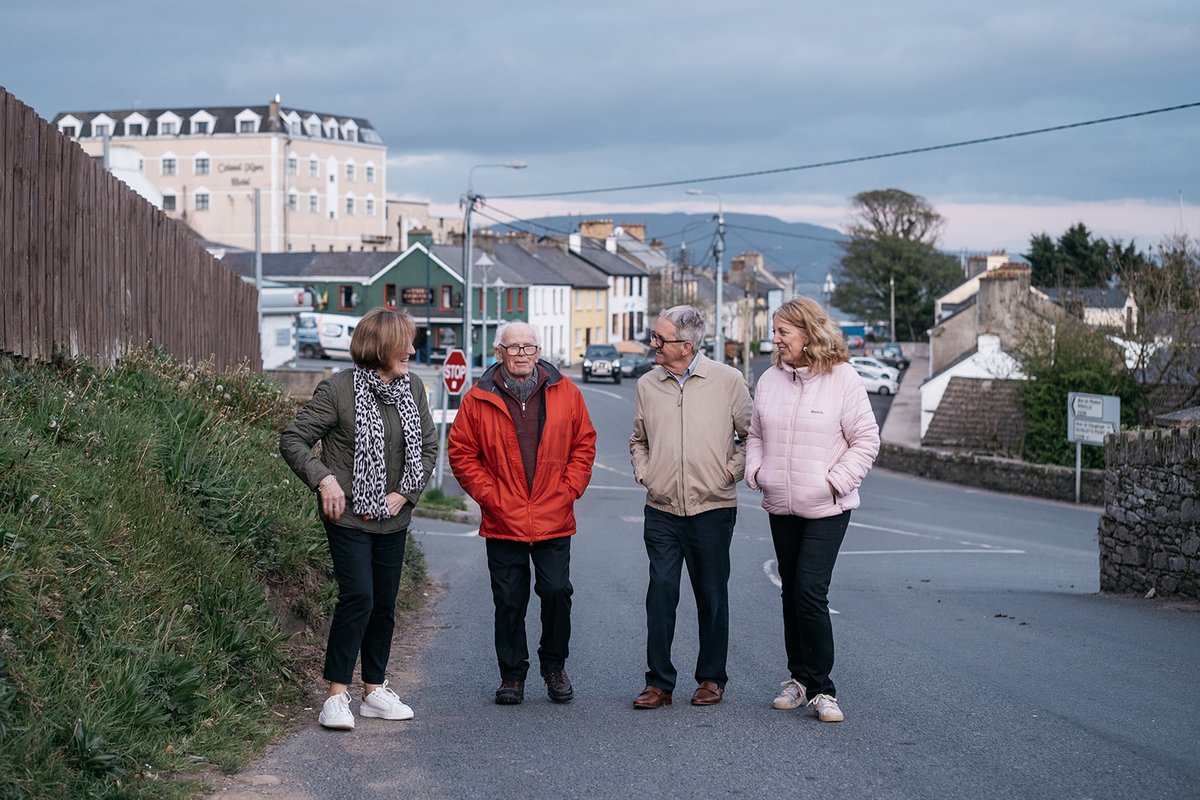 'Thank you for bringing us together' is the feedback from our Reimagine Moville launch. Within minutes people from 12 to 92 years, who've known each other their whole lives, are having conversations unlike any other.@IAFarchitecture @DeptRCD @DeptHousingIRL @artscouncil_ie
