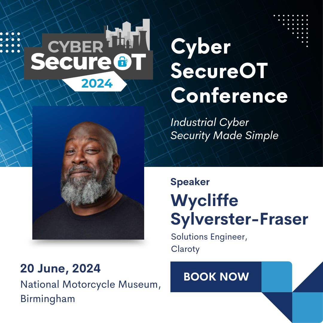 Learn to 'Work Smarter to Detect Threats and Manage Risks in Your Industrial Network' with Wycliffe Sylverster-Fraser from Claroty at Cyber SecureOT!

Gain insights from Claroty's State of XIoT report and real-world examples from Team 82. 

Join us now: hubs.la/Q02tVD-x0