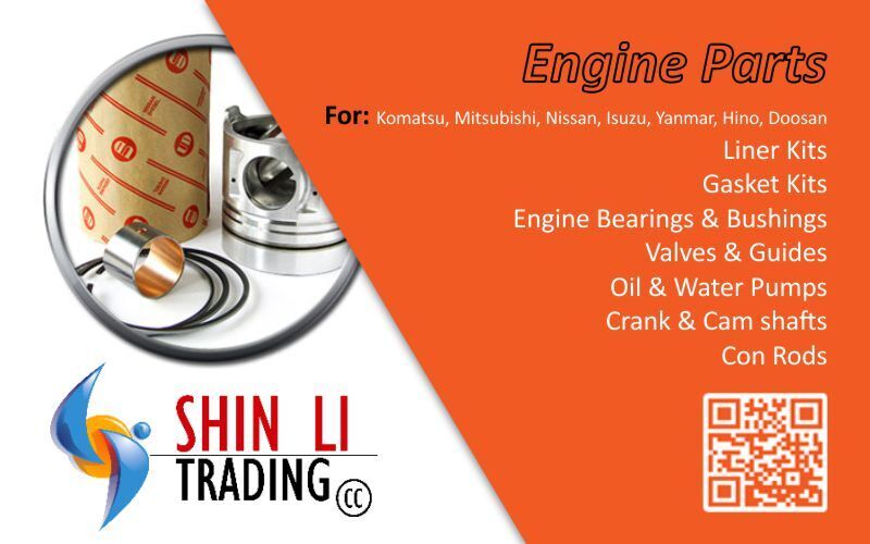 𝗦𝗵𝗶𝗻 𝗟𝗶 𝗧𝗿𝗮𝗱𝗶𝗻𝗴 - Specialists in #Japanese #Earthmoving #Machine #Spares. #Hydraulic #Pumps #Engine #Parts #FinalDrive

transportandconstruction.co.za/our-clients/ou…