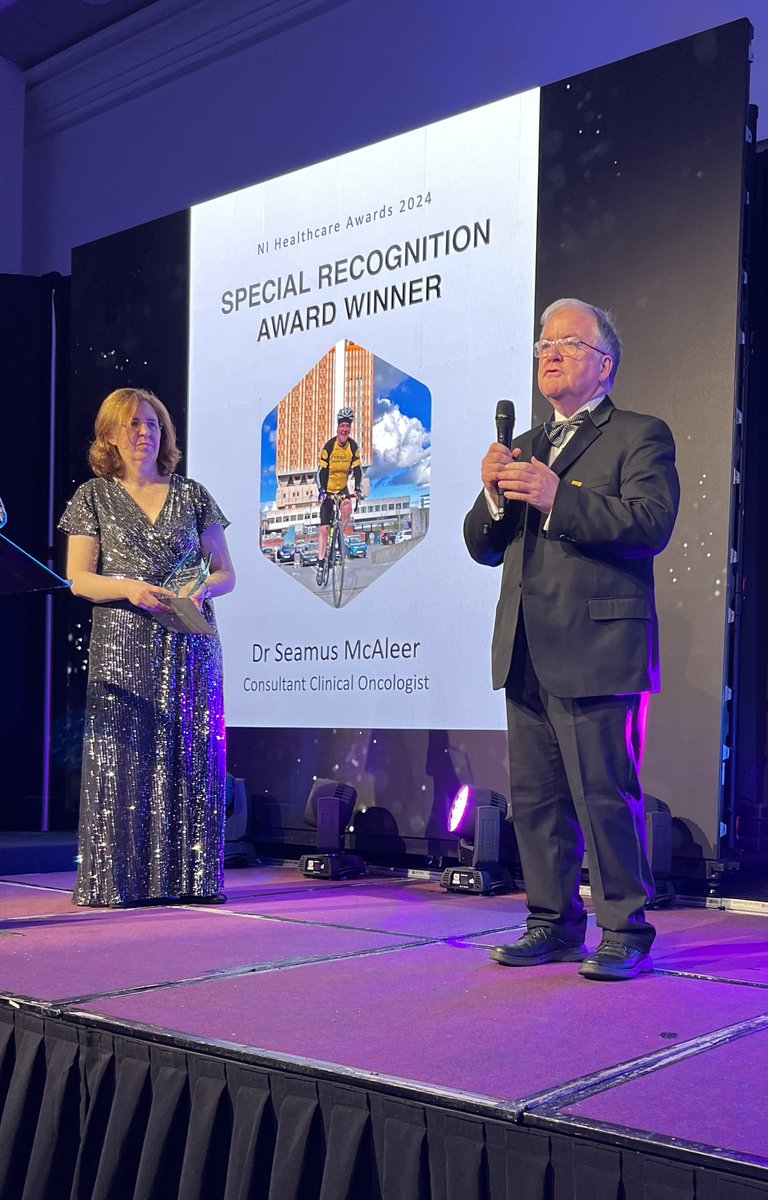 Huge congratulations to a wonderful friend, mentor and colleague Dr @seamusmcaleer - winner of the Special Recognition Award at last night’s Healthcare Awards 🏆 So richly and very deserved Seamus! Couldn’t think of a better recipient. 👏👏👏