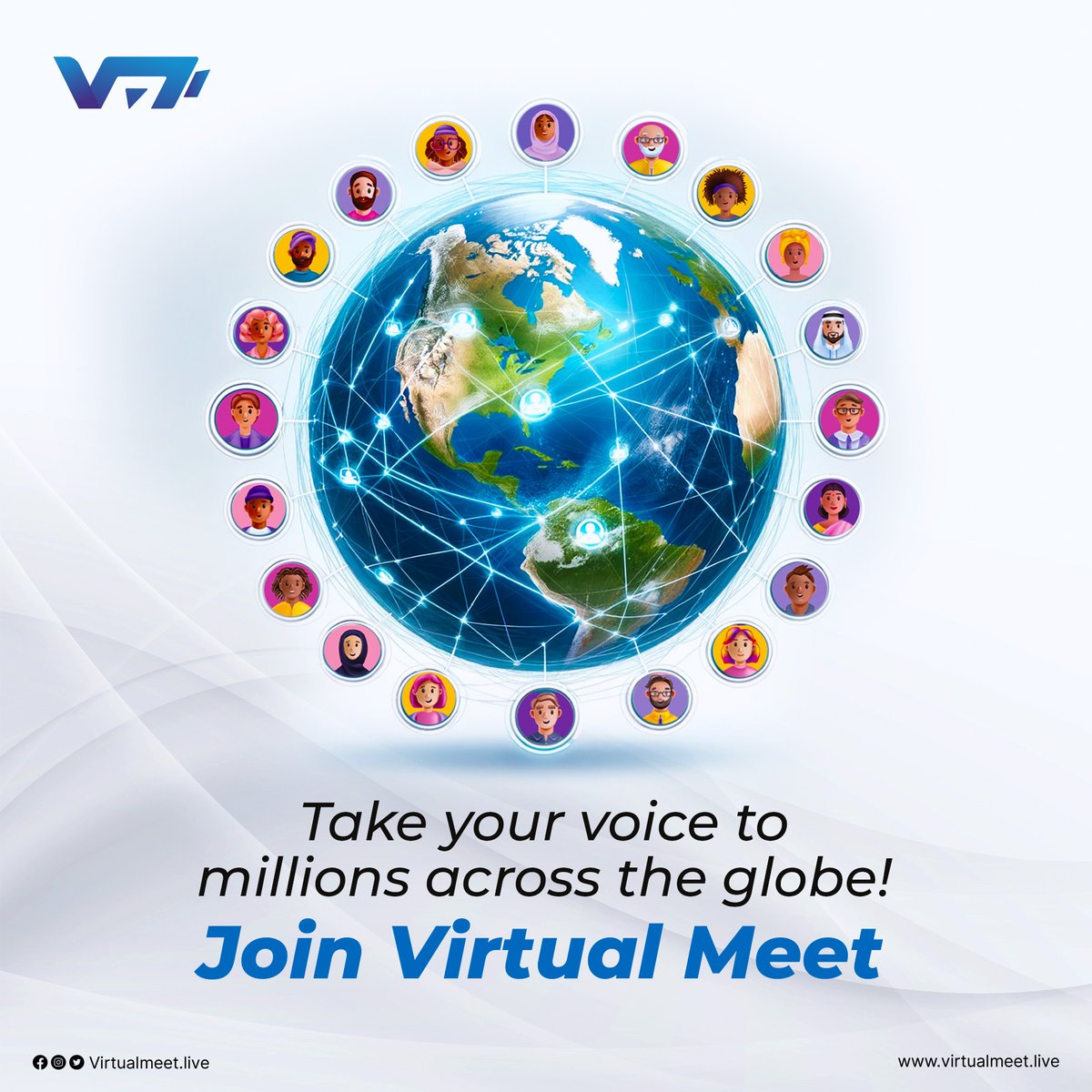 Experience the thrill of reaching millions worldwide with Virtual Meet! 

#VirtualMeet #GlobalReach #CommunicationRevolution #Connectivity #VirtualConnection #GlobalImpact #DigitalCollaboration #OnlineNetworking #VirtualPlatform #GlobalAudience #CollaborativeSpace #Empowerment