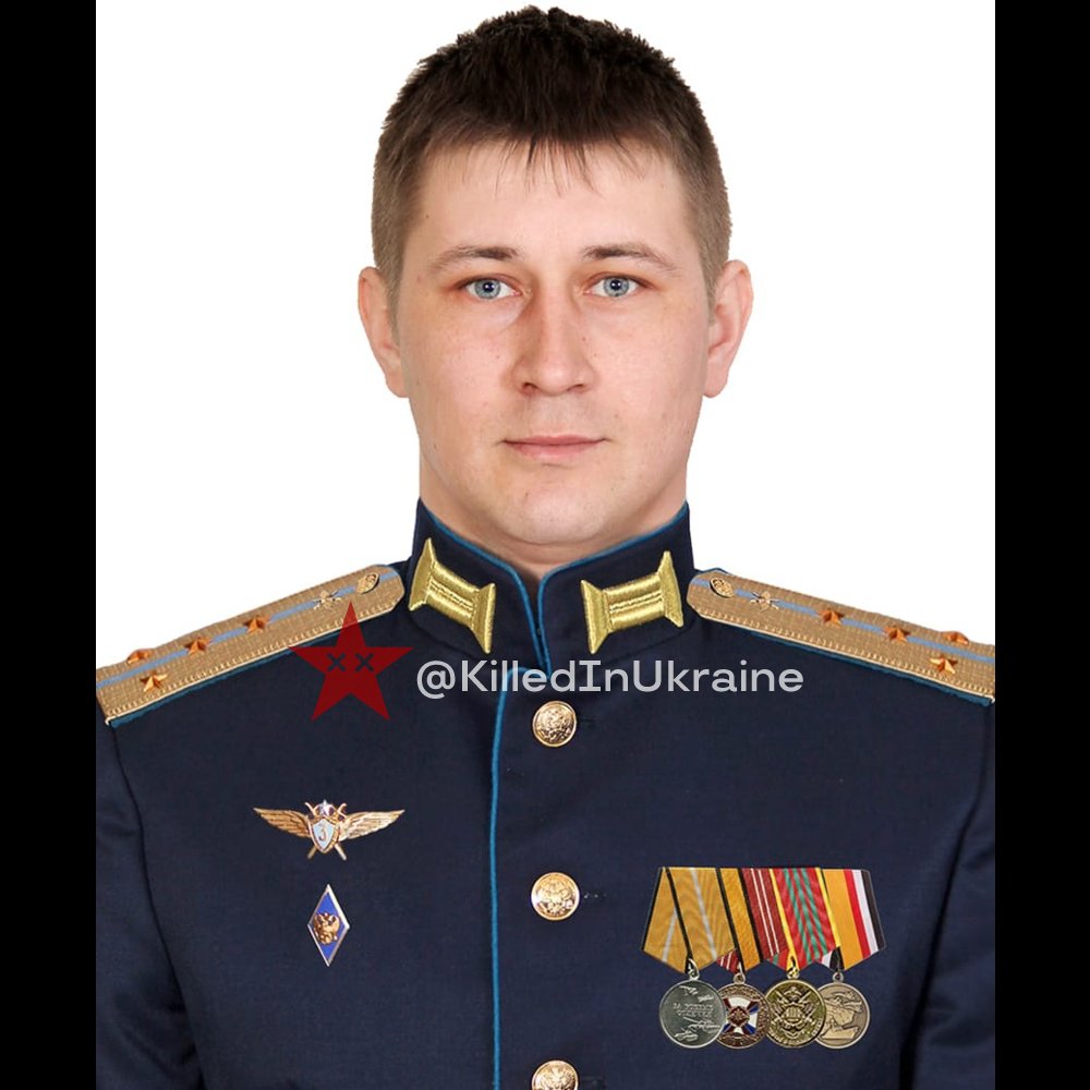 War criminal — helped bomb Ukrainian and Syrian civilians and children. Tu-22M3 bomber assistant commander Captain Кононов Андрей Юрьевич (Kononov Andrey Yurievich), 52nd Guards Heavy Bomber Aviation Regiment, was eliminated on 19 April ’24 @QalaatAlMudiq vk.com/wall707155960_…