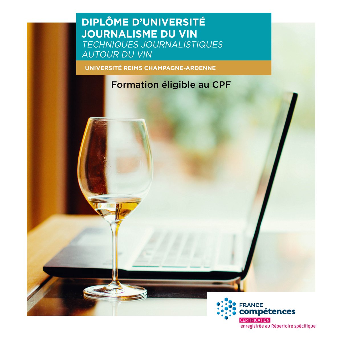 Institut G.Chappaz (@igchappaz) on Twitter photo Devenir journaliste/communicant spécialiste de la vigne et du vin ? C’est possible avec notre DU incontournable et unique, éligible au CPF
Entourés de professionnels experts et d'enseignants chercheurs, venez vous former avec nous !
Infos lnkd.in/d5Kdx8Uq
<a href="/universitereims/">Université de Reims Champagne-Ardenne</a> Devenir journaliste/communicant spécialiste de la vigne et du vin ? C’est possible avec notre DU incontournable et unique, éligible au CPF
Entourés de professionnels experts et d'enseignants chercheurs, venez vous former avec nous !
Infos lnkd.in/d5Kdx8Uq
<a href="/universitereims/">Université de Reims Champagne-Ardenne</a>