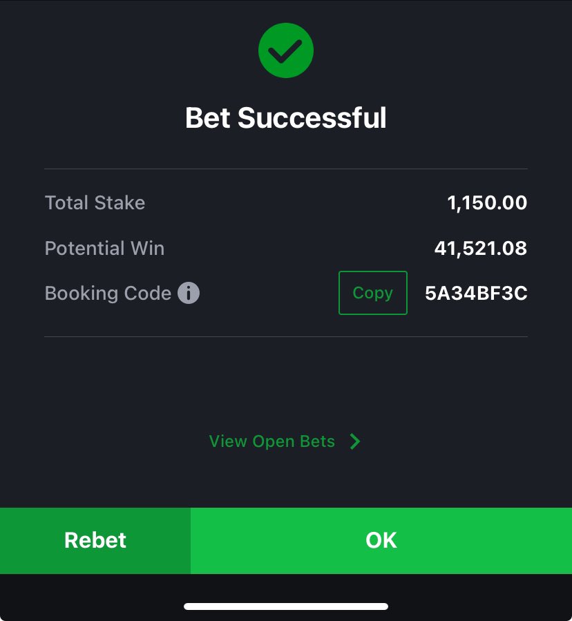 SportyBet Users 🫡 Let’s go for the green Champs 🤝😎 Don’t miss out 💥 t.me/kodaktips t.me/kodaktips @Ekitipikin @Mrbankstips @LouieDi13 @pbtips_ @Dhavidtips @loudpunts @TalentedFBG @notoriouztips