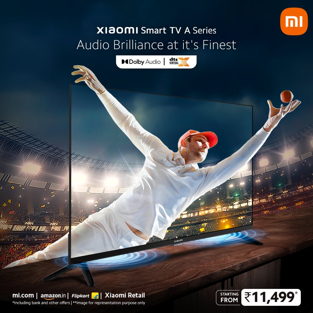 Experience audio brilliance like never before with #XiaomiSmartTV A Series! 🎵 Immerse yourself in crystal-clear sound and elevate your entertainment to new heights. 🛒: bit.ly/XiaomiAseries