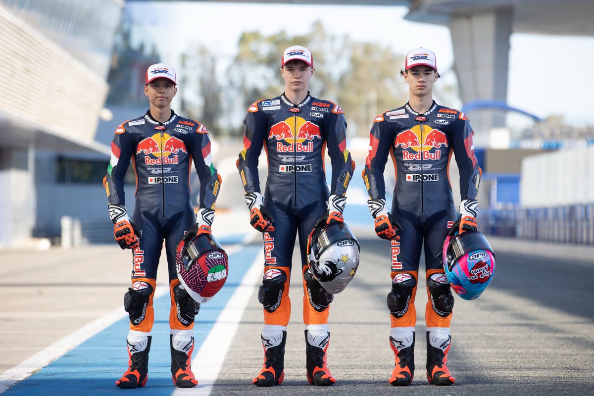 Wishing the best of luck to ex #NTC riders Kevin Farkas, Rocco Sessler and Lenoxx Phommara on their adventure in the upcoming Red Bull MotoGP Rookies Cup 🏍️ Go get them, guys! 👏 #RoadToMotoGP🏁