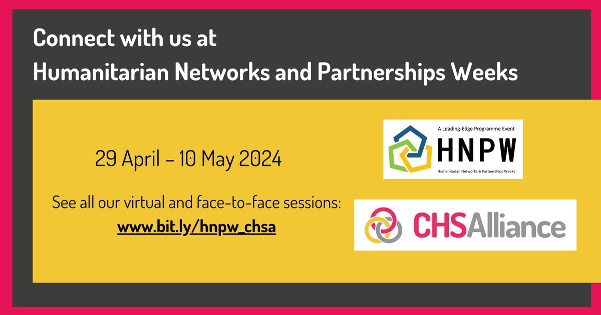 So many great virtual sessions to choose from, which will you attend? 👇 bit.ly/hnpw_chsa #humanitarian #transparency #PSEA #accountability #training #development #IQTS #CoreHumanitarianStandard