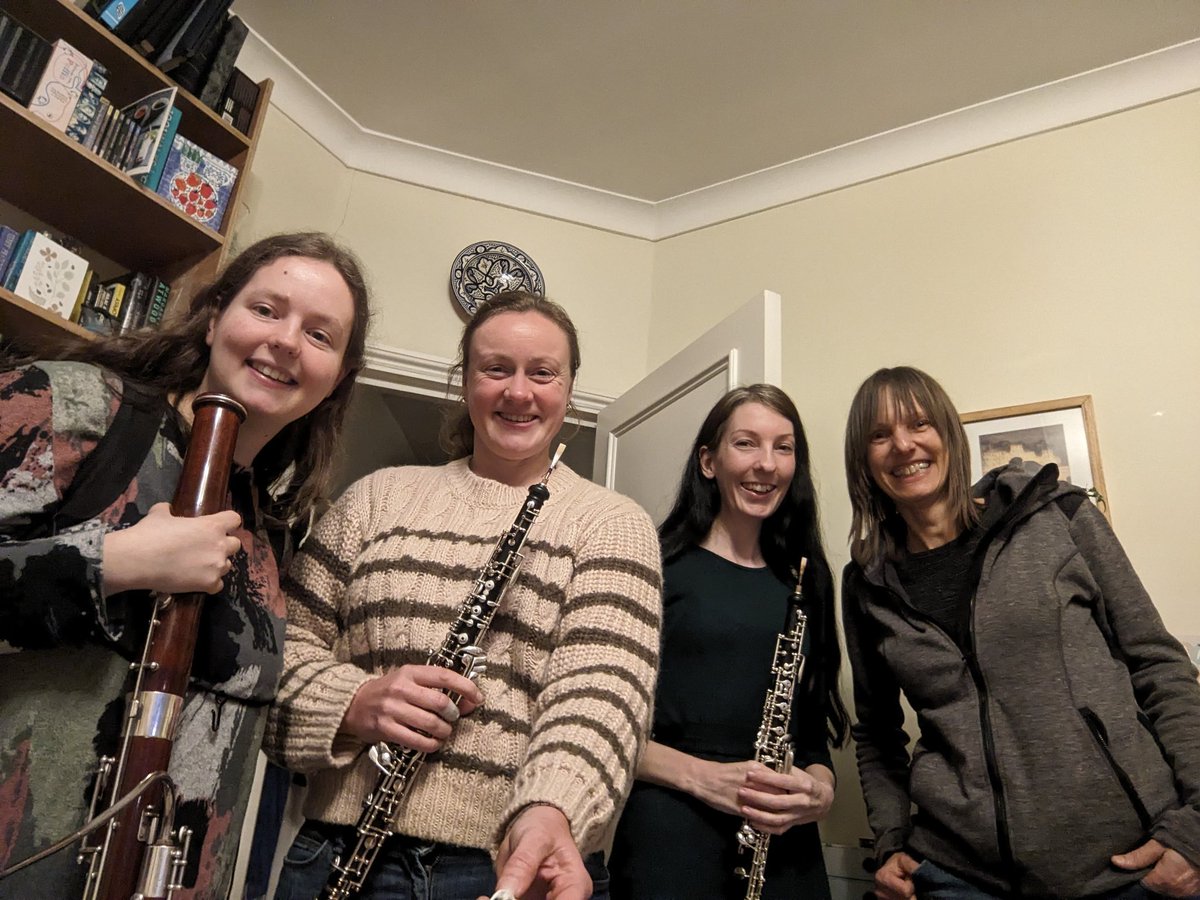 Tailleferre Ensemble (@tailleferree) on Twitter photo <a href="/IngridStolzel/">Ingrid Stölzel</a> is here with us! We're excited about performing the première of her new arrangement today in Old Harlow. We'll also be playing work by <a href="/DHJoras/">Dana Joras</a>, <a href="/RhondaLarson/">Rhonda Larson</a>, Isabella Leonarda and Julius Röntgen.
If you can't catch us today, we're performing again tomorrow! <a href="/IngridStolzel/">Ingrid Stölzel</a> is here with us! We're excited about performing the première of her new arrangement today in Old Harlow. We'll also be playing work by <a href="/DHJoras/">Dana Joras</a>, <a href="/RhondaLarson/">Rhonda Larson</a>, Isabella Leonarda and Julius Röntgen.
If you can't catch us today, we're performing again tomorrow!