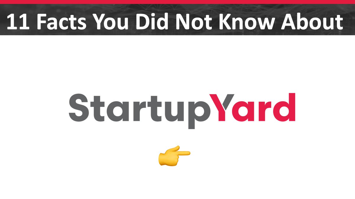 StartupYard (@startupyard) on Twitter photo 