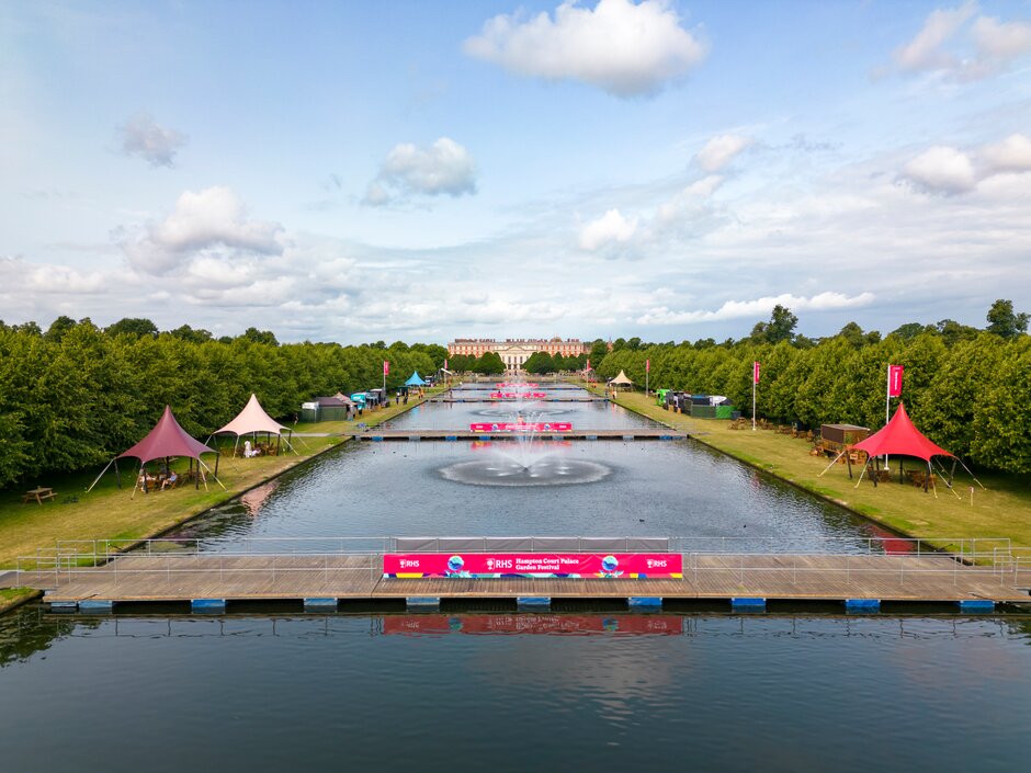 In two years, RHS Hampton Court Palace Garden Festival will become a biennial event with a new show taking place in 2026 in the historic grounds of <a href="/BadmintonEstate/">BadmintonEstate</a>, in Gloucestershire, returning to Hampton Court Palace in 2027. 2/4