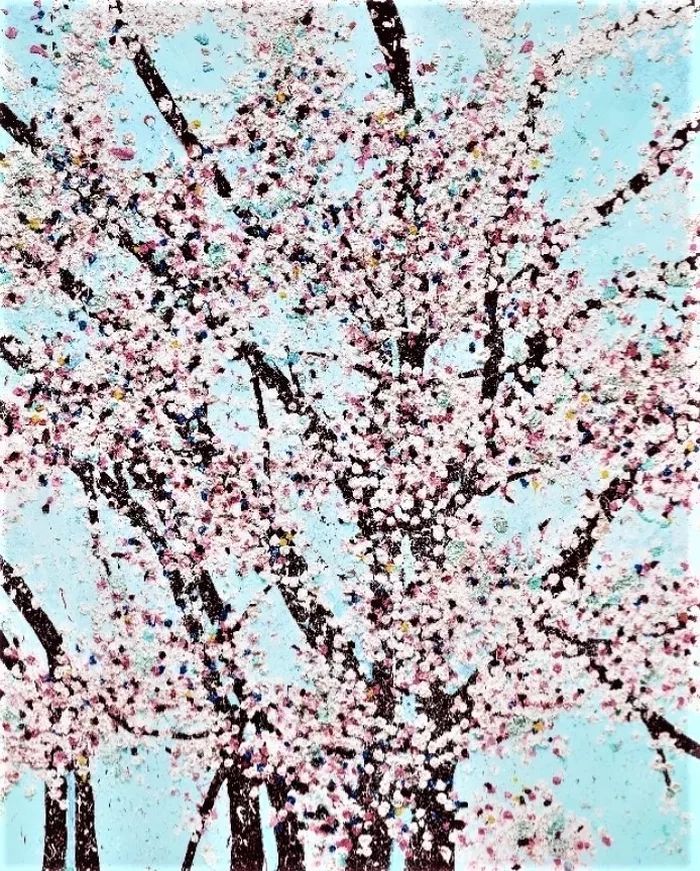 In 2021 Damien Hirst unveiled his 'Virtues' series. The images celebrate the joy of Springtime with colourful blossom on sprawling tree branches. This collection is also an exploration of the artists relationship between abstraction & figuration. Contact us to find out more.