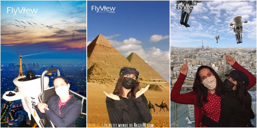 Avis FlyView : la réalité virtuelle et jetpack, retour sur les 7 expériences dont Pyramides ➡️lepetitmondedenatieak.com/2024/04/avis-f…📷#VR #realitevirtuelle #paris #flyview #pyramides #egypte #france #voyage #chine #USA