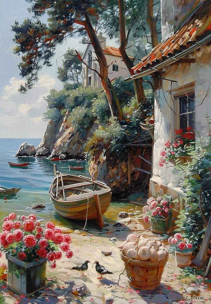 #Haiku Ajos y flores en la orilla del mar. La barca espera. @Dontorrino  @Auroragilbo  @jgreverte @yayalcayna  @famartinez2001  @fernandomys @emilio_bravo__ @Isabelsm3 @Alfriverive00 @aguayo_UM @futurodelagua @kikatyg @felisazicari1 @arecibo75