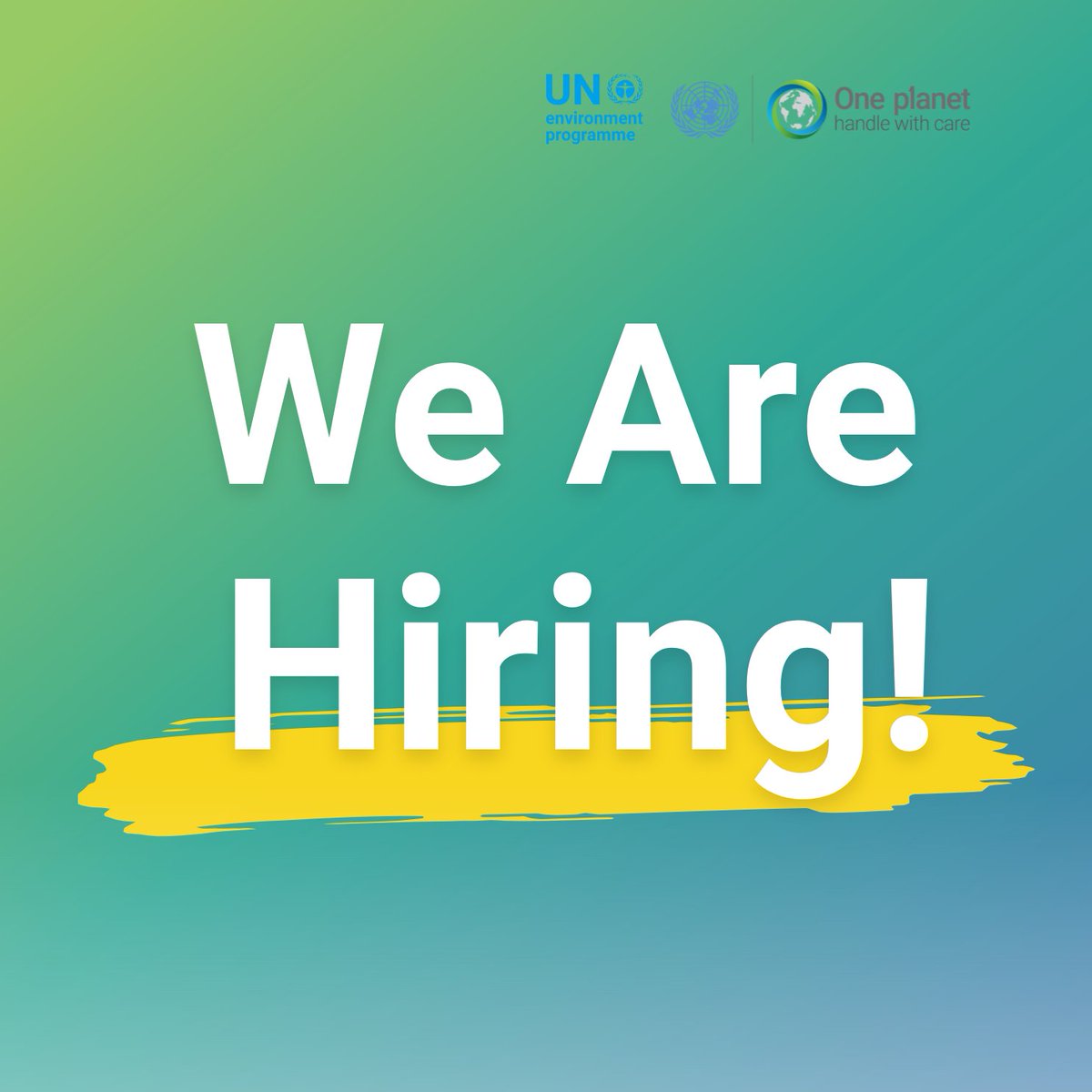 📢JOB ALERT! We are seeking an intern to help contribute to our work on sustainable consumption & production.

Join us @10YFP to gain experience and knowledge supporting governance, communications & research on #SDG12

🗓️Deadline: 8th May, 2024

➡️Apply: careers.un.org/jobSearchDescr…