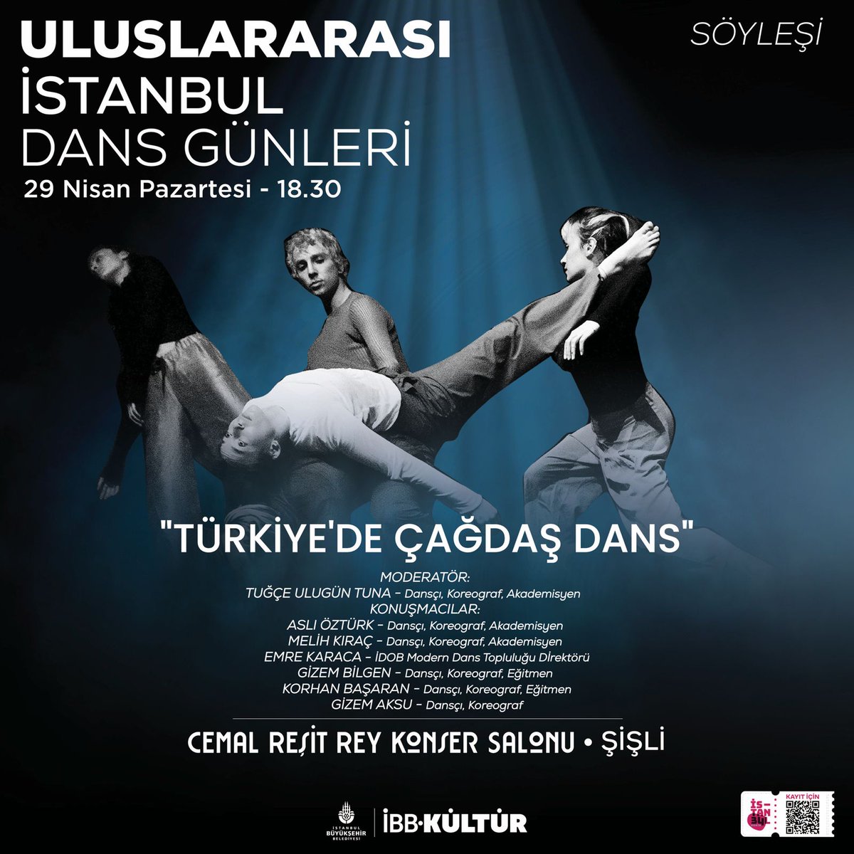 Uluslararası İstanbul Dans Günleri ile 22 Nisan – 2 Mayıs tarihleri arasında dansın coşkusu tüm şehri saracak! Ücretsiz biletlerinizi İstanbul Senin’den temin edebilir, gösteri ve etkinliklerin ayrıntılarına kultursanat.istanbul adresli web sitemizden ulaşabilirsiniz. #ibb…