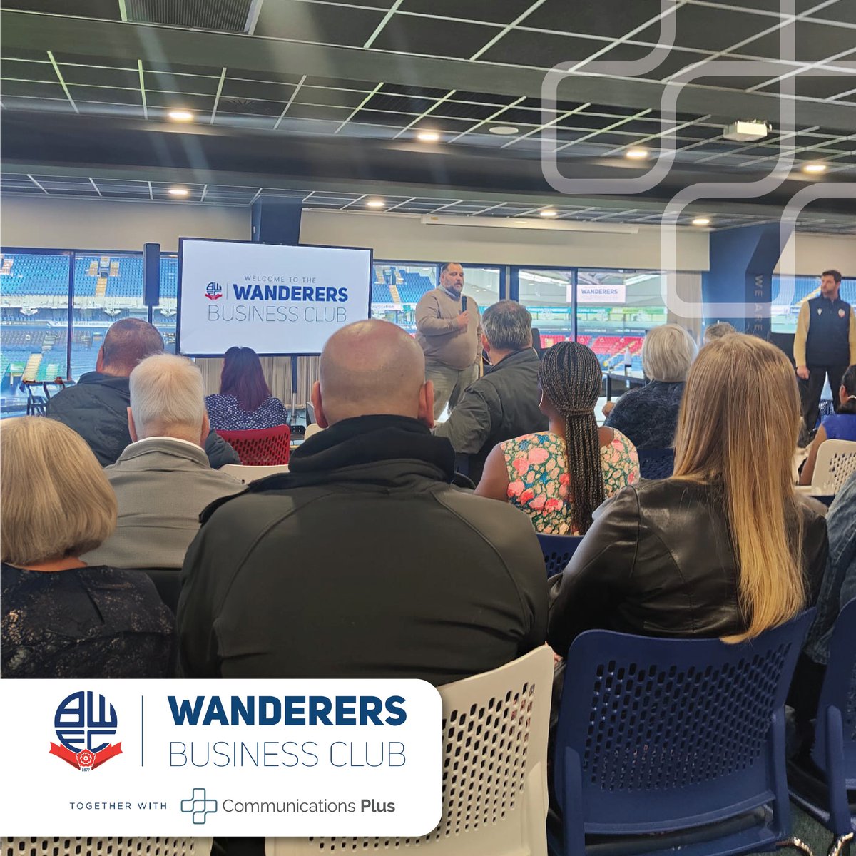 🌐🏢 Steve Harrison had a productive day at the Bolton Wanderers Business Club-Networking Lunch Event, sponsored by Communications Plus. 

#BoltonWanderers #BusinessClub #NetworkingLunch #BusinessOpportunities #CommunicationsPlus
