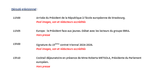 GuillaumeKrempp's tweet photo. Pourquoi @Rue89Strasbourg ne couvrira pas le déplacement présidentiel à #Strasbourg 

5 min en arrivant, 10 min en partant. C'est le temps où les médias sont "autorisés" à suivre @EmmanuelMacron ajd

Le reste : 2h où le groupe @EBRApresse a l'exclu du déplacement

⬇️ https://t.co/cWpI51h5nj