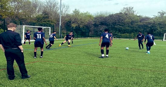 🏆 Year 9 boys football team 🥅 through to Harris Cup semi-final! 🔥 Determined to retain trophy after thrilling 6-5 win! 🙌 Player of the match Chetam scores winner! 🏃‍♂️ Great team effort and resilience! 🏆