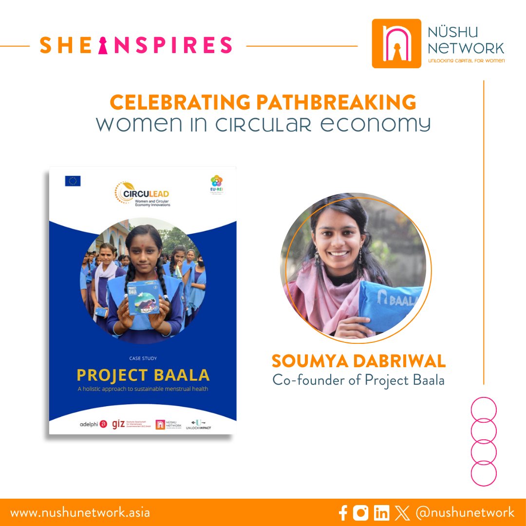 #SheInspires  '𝐈 𝐚𝐦 𝐩𝐫𝐨𝐮𝐝 𝐨𝐟 𝐜𝐡𝐚𝐦𝐩𝐢𝐨𝐧𝐢𝐧𝐠 𝐬𝐮𝐬𝐭𝐚𝐢𝐧𝐚𝐛𝐢𝐥𝐢𝐭𝐲 - 𝐢𝐧𝐭𝐞𝐫𝐧𝐚𝐥𝐥𝐲 𝐰𝐢𝐭𝐡𝐢𝐧 𝐁𝐚𝐚𝐥𝐚 𝐚𝐧𝐝 𝐞𝐱𝐭𝐞𝐫𝐧𝐚𝐥𝐥𝐲 𝐰𝐢𝐭𝐡 𝐭𝐡𝐞 𝐁𝐚𝐚𝐥𝐚 𝐞𝐜𝐨𝐬𝐲𝐬𝐭𝐞𝐦.' – Soumya Dabriwal, Co-founder of Project Baala