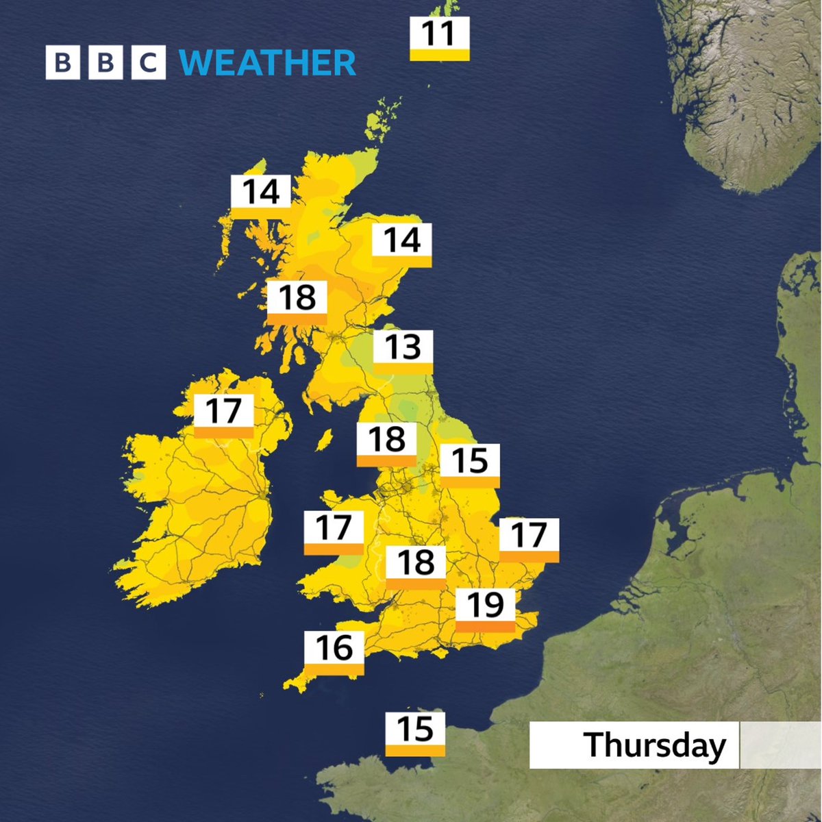 Had enough of the chill? How does this next week float your boat then? ‼️WARNING‼️ Rain and brisk winds still feature in the forecast for some though 🤫