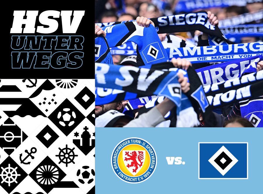 Hier ist die Auswärtsinfo für morgen. Wir wünschen allen HSV-Fans viel Spaß in Braunschweig! 👉hsv.de/hsv-unterwegs