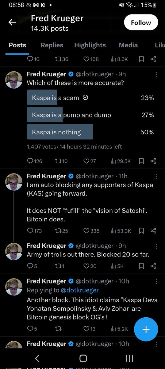 And so it begins. Another Peter Schiff in the making.

#Kaspa