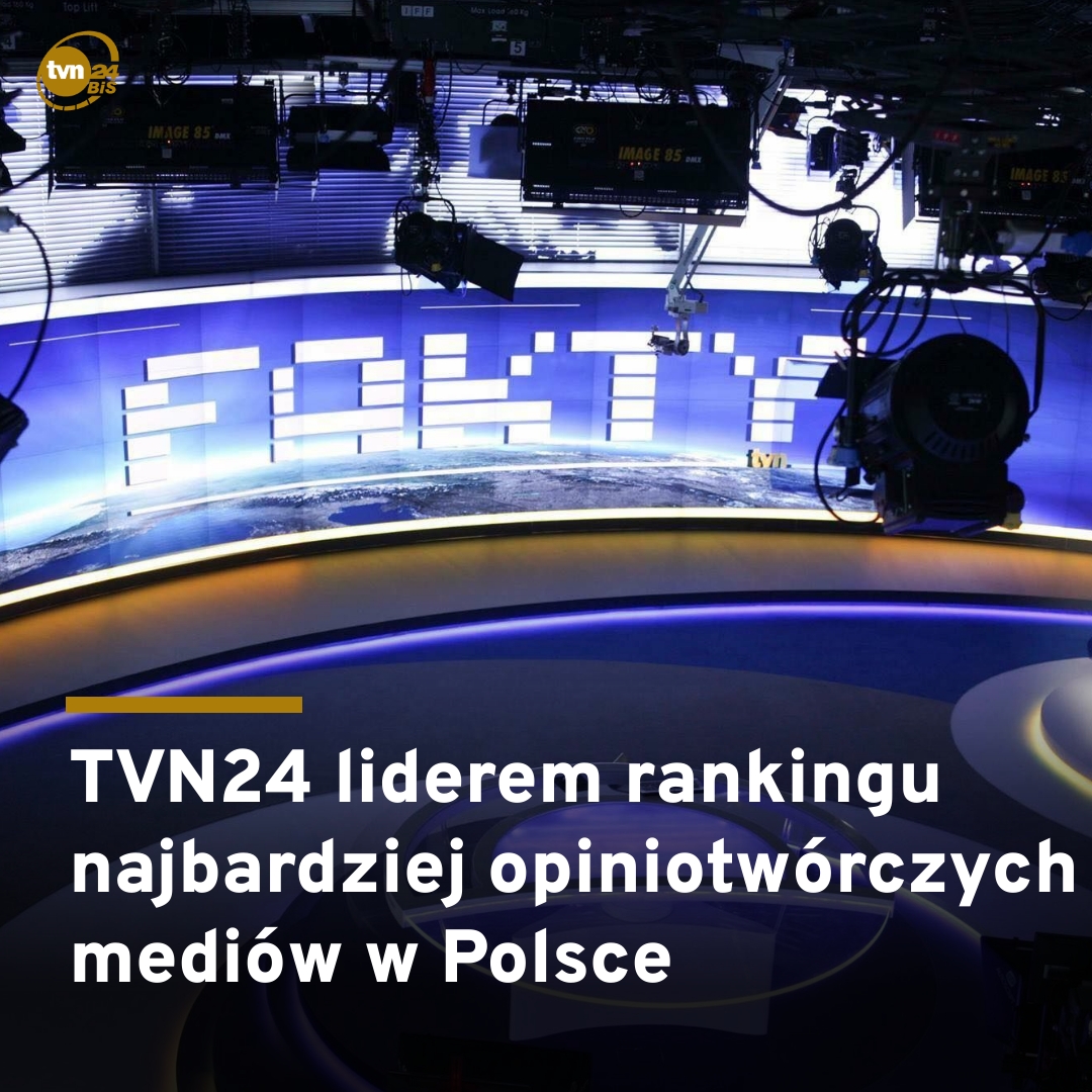 Stacja informacyjna @tvn24, należąca do globalnego koncernu medialnego Warner Bros. Discovery, była najbardziej opiniotwórczym medium w Polsce w marcu 2024 roku - wynika z najnowszego raportu Instytutu Monitorowania Mediów. Szczegóły ⬇ tvn24.pl/biznes/z-kraju…