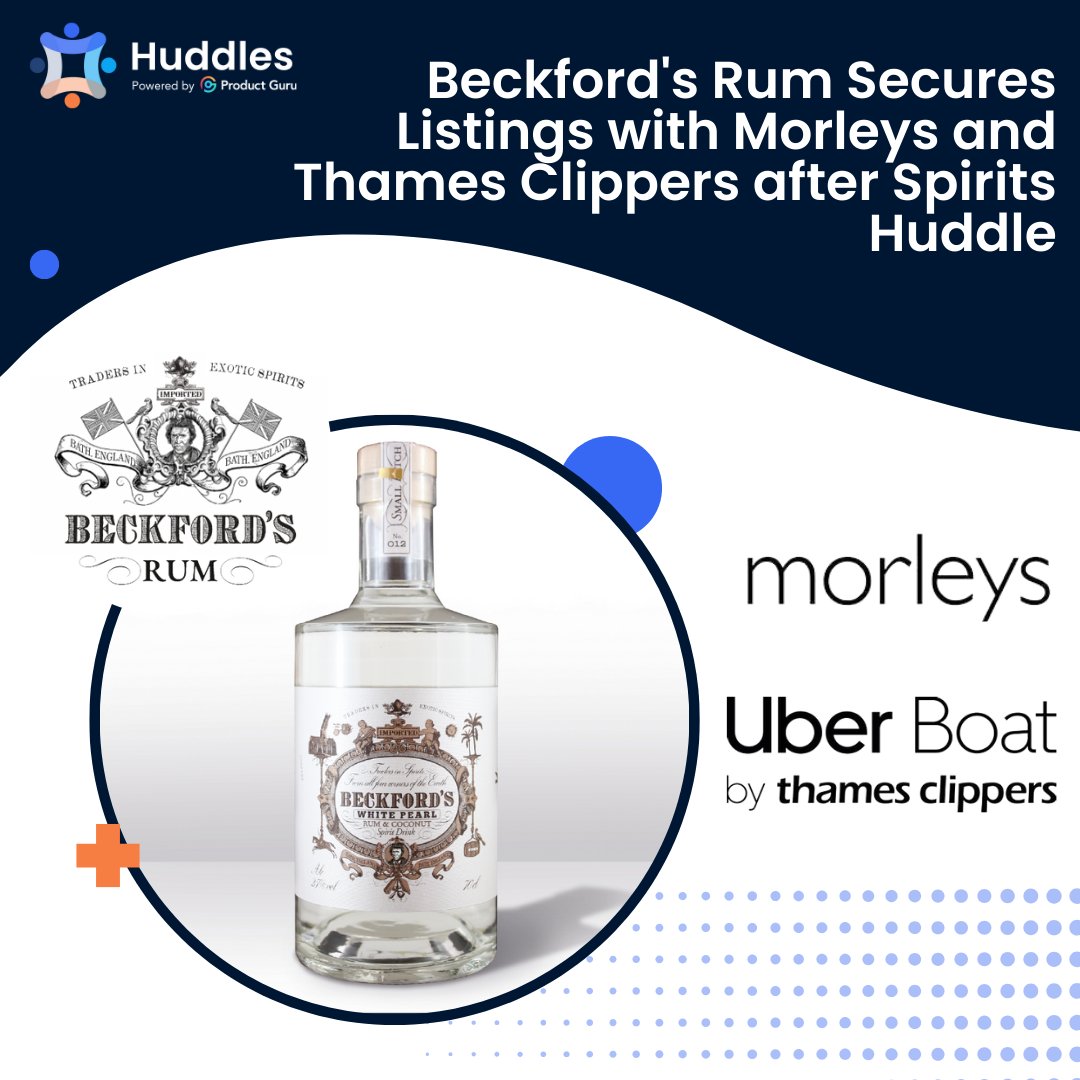 ⭐ Congratulations to Beckford's Rum on their listings with Morleys and Thames Clippers! Lesley joined our 2023 Spirits Huddle, where she showcased her products to a panel of buyers through her guaranteed meetings. Read more of her story here! 🔗bit.ly/3UxCSdJ