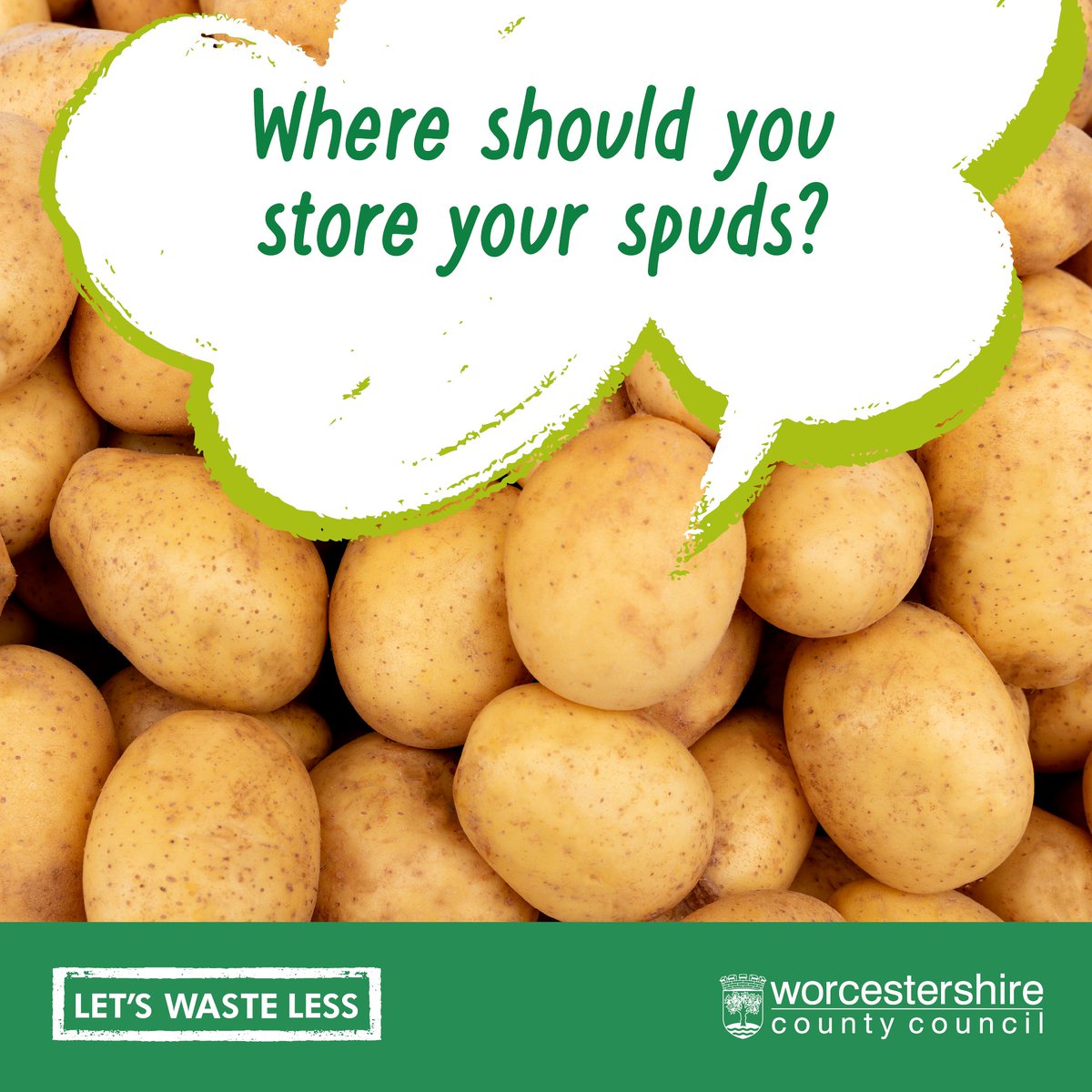 Fridge is best! A change in guidance means that now it’s recommended to store your potatoes in the fridge as this will keep them fresh for three times longer. lovefoodhatewaste.com/blog/storing-y… #SavvySpuds #FoodSavvyWorcestershire #letswasteless