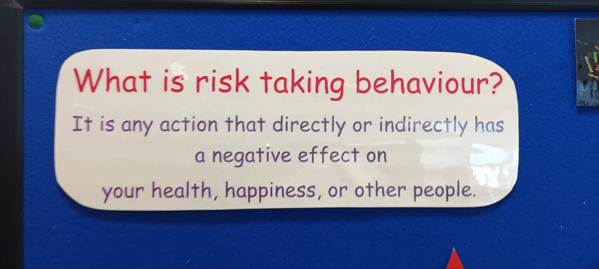 Yesterday, we had the school nurse team in discussing - What is risk taking behaviour?
#Schoolnurseteam
