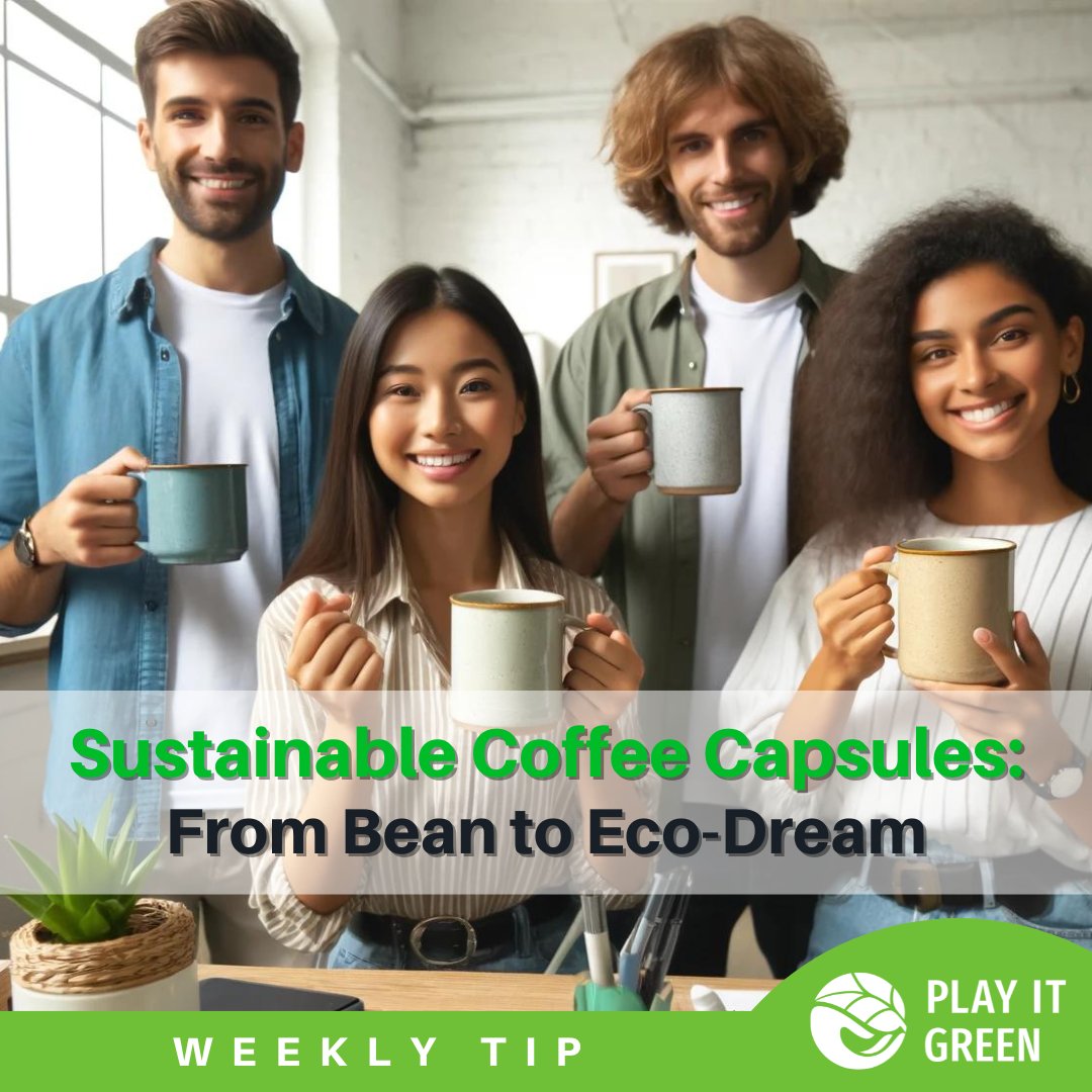 ☕🌿 Brew Your Way to a Better Planet with Sustainable Coffee Capsules! Did you know your choice of coffee can help save the planet? 🌍 Great work by @Halo_Coffee, @grind and @roargillcoffee! more: playitgreen.com/sustainable-co… #SustainableCoffee #EcoFriendlyChoices #ZeroWaste