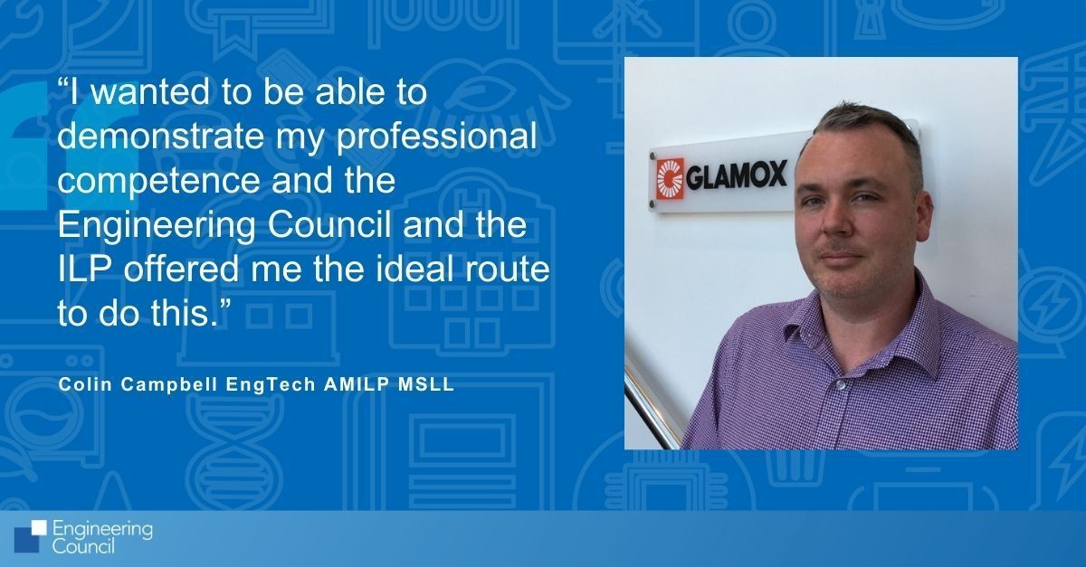 Colin Campbell EngTech AMILP MSLL explains that despite not excelling in academics, he aimed to showcase his professional skills. The Engineering Council and the ILP provided him with the perfect pathway to achieve this goal: buff.ly/3FvnftH @the_ilp #EngTech