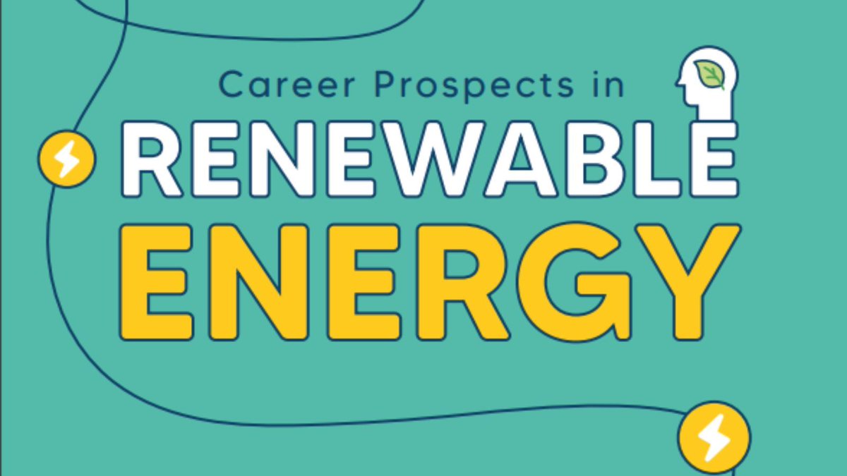 The renewable energy industry plays a crucial role in the strategy to reduce carbon emissions. Do you fancy a career in this sector? Download our free guide here- buff.ly/4aYdoN7 @officestudents @CareersWeek