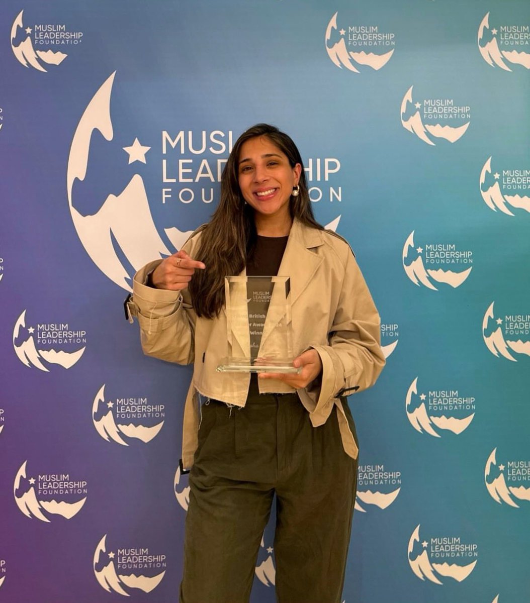 Congratulations to our founder Aisha Desai for winning the 2024 Young British Muslim Leader Award! Thank you to @themlf_uk for recognising the impact of @ramadanlightsUK as a beacon of community spirit, unity and creativity 🌟🎉