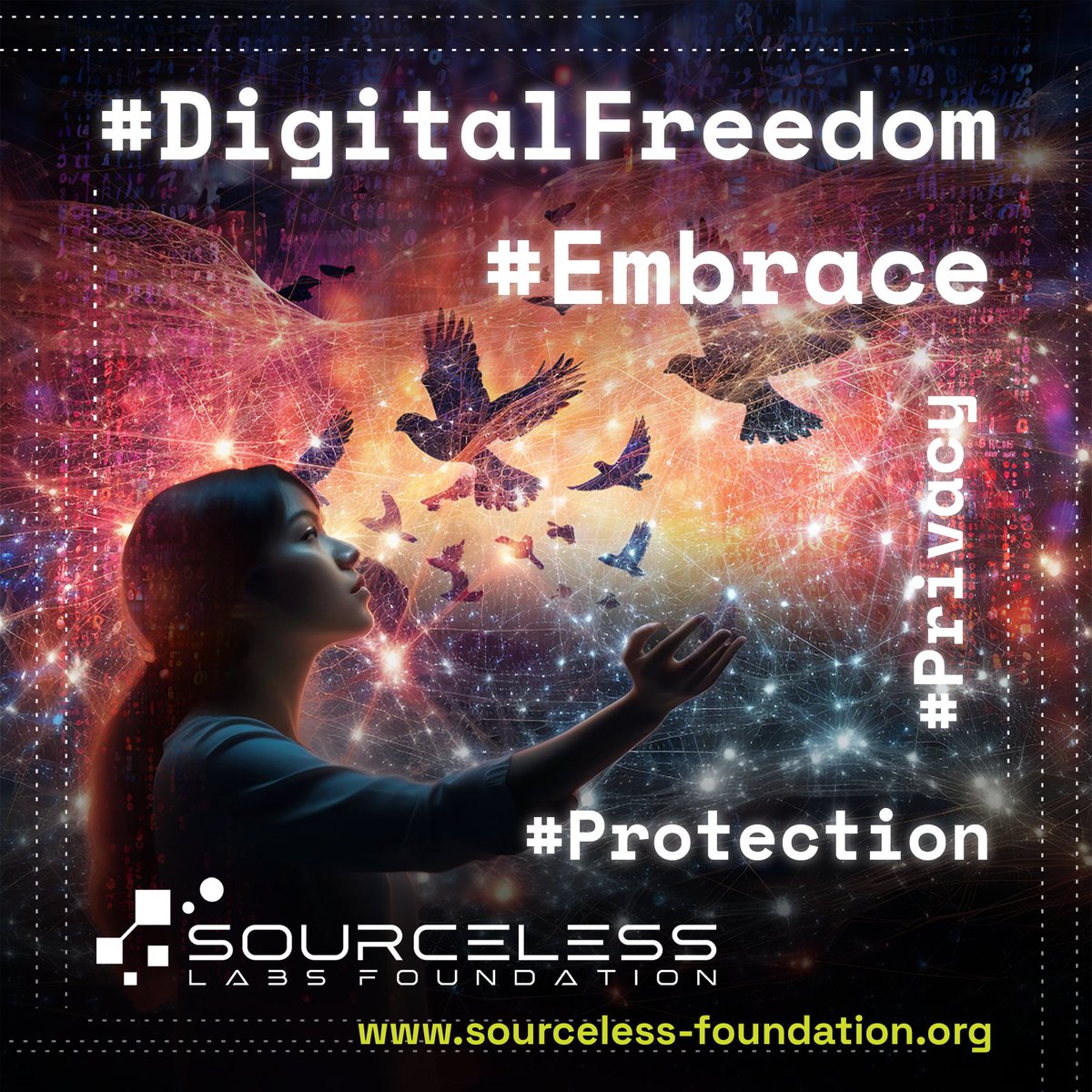 #DigitalFreedom starts with YOU! 🌎

SourceLess Labs Foundation empowers you to control your data & access information freely. 📚

Join the movement for a more open & secure digital world:
sourceless-foundation.org

#PrivacyMatters