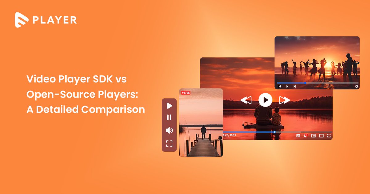 Video Player SDK vs Open-Source Player: Choosing the right player for your streaming platform? Dive into our detailed comparison to make an informed decision! 👉 muvi.com/blogs/video-pl…
#VideoPlayerSDK #OpenSource #StreamingPlatform #Comparison #VideoStreaming #OTTPlatform