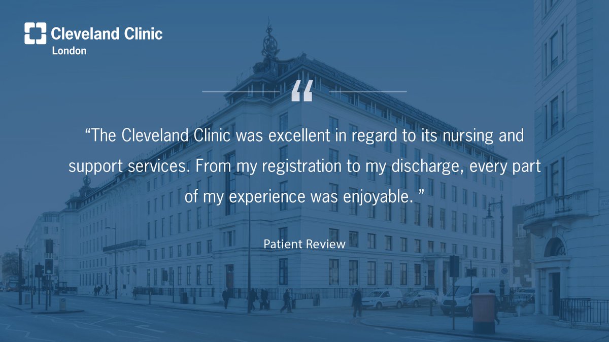 At Cleveland Clinic London, we are committed to upholding excellent patient care in every interaction. This review from a recent patient reflects that commitment. Find out more about Cleveland Clinic London: clevelandcliniclondon.uk #PatientFeedback #HospitalExcellence