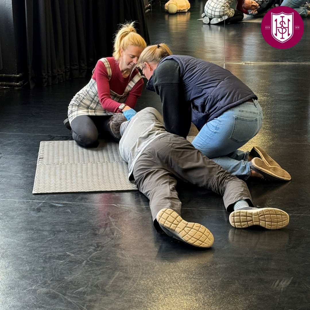 Earlier this week, IHS pupils were working on their First Aid at Work and Sports First Aid Level 3 certification. Welld one to all who participated.👏