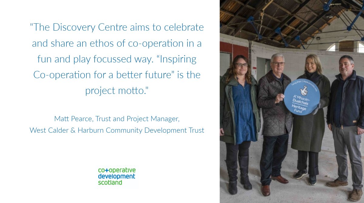 Interested in the Scottish Co-op Discovery Centre and the community group dedicated to the story of the Scottish co-operative movement? Read more in our latest blog article: 📚ow.ly/zIgK50R2WWO @ScotCoopDiscCen, @WCHCDT, @CommSharesScot & @martinmet