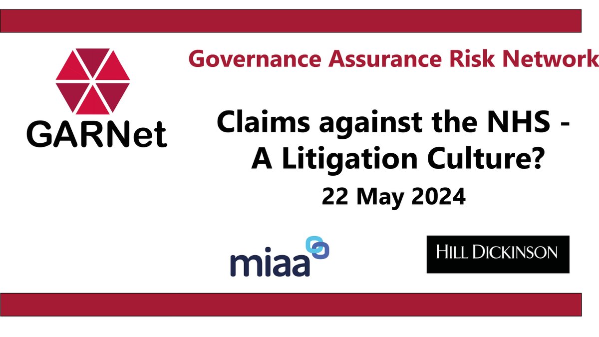 Nichola Halpin, former General Counsel at Liverpool University Hospitals NHS Foundation Trust, shares insights on learning from claims at our upcoming event for Governance, Audit and Risk professionals. Book now: ow.ly/wkOM50RgUWa #Governance #Audit #RiskManagement