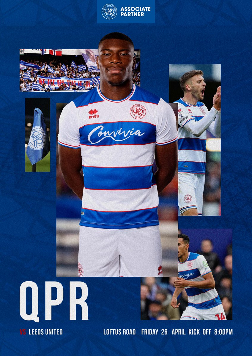 Everyone at the Queens Park Rangers Associate Partnership wishes the team all the best ahead of the game against Leeds United this weekend.

#QPR #Partnership #WestLondon #EFL