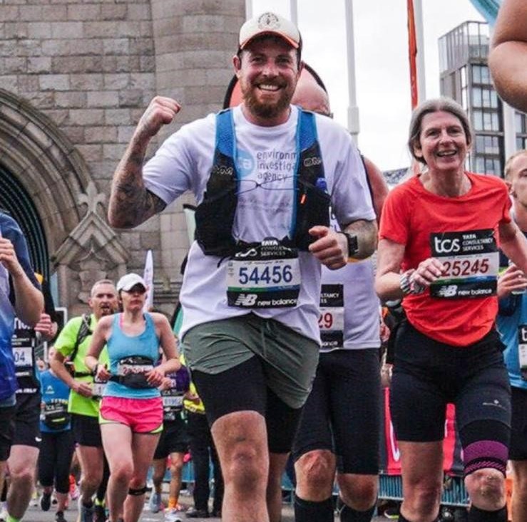 Huge thanks to supporter Tom Caul, who completed last weekend's #LondonMarathon in an impressive 4h 16m to raise £753 for EIA! His efforts for us continue in July when he tackles his first ultra-marathon – 32 miles over 1,095m of elevation. The very best of luck, Tom!