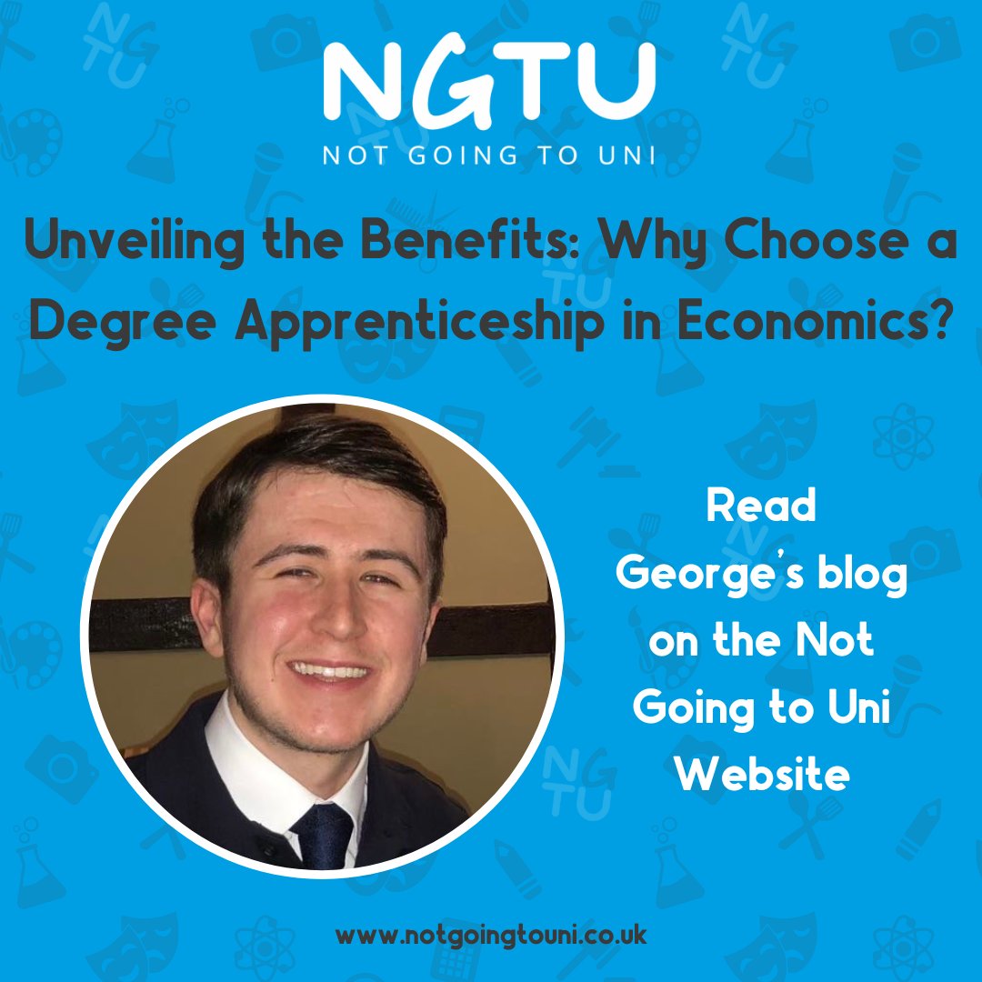 Our ambassador, George Evans who is currently doing an Economics Degree Apprenticeship, reveals his reasons why you should consider this career path after finishing college 🙌 Check out his blog on our website now! loom.ly/3rJfOqw #degreeapprenticeshipp #economics