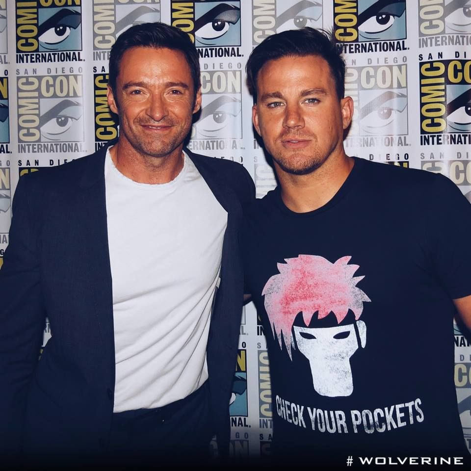 We’d like to wish @channingtatum a very happy birthday today. Hugh & Channing were at the San Diego Comic-Con in July 2015.If the rumours are true, we might be seeing them on the red carpet for Deadpool and Wolverine. #hughjackman #wolverine #gambit #deadpoolandwolverine